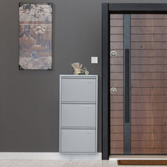 Metalni Cipelar sa 3 ladice