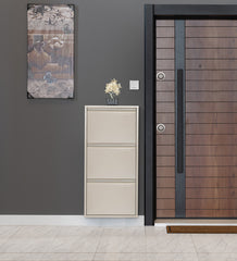 Metalni Cipelar sa 3 ladice