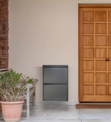 Metalni Cipelar sa 2 ladice