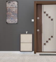 Metalni Cipelar sa 2 ladice