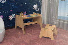 Montessori set djećiji sto i stolica 2/1 Toffy