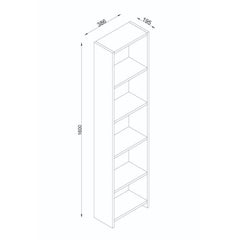 Polica za knjige Cansu