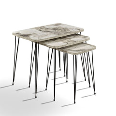 Set klub stolova Fan 3/1