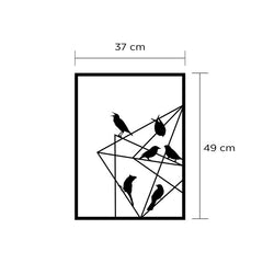 Zidna dekoracija Birds on wire