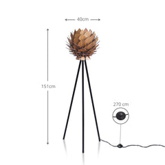 Podna lampa Lotus