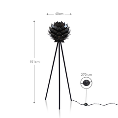 Podna lampa Lotus