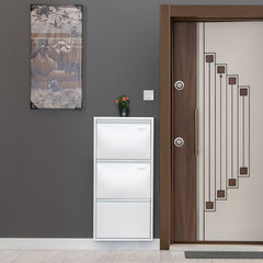 Metalni Cipelar sa 3 ladice