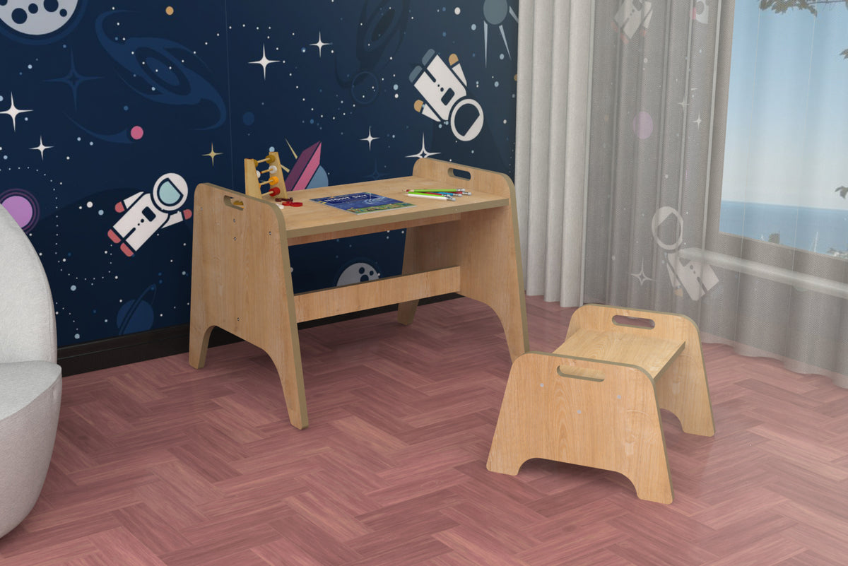 Montessori set djećiji sto i stolica 2/1 Toffy