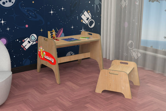 Montessori set djećiji sto i stolica 2/1 Toffy