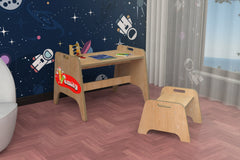 Montessori set djećiji sto i stolica 2/1 Toffy