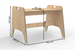 Montessori set djećiji sto i stolica 2/1 Toffy