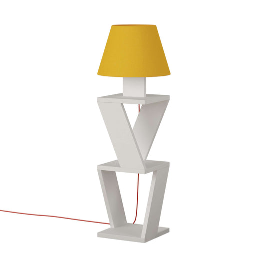 Podna lampa s policom Kozena