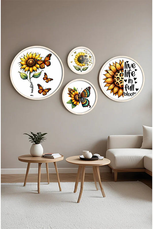 Set zidne slike okrugle