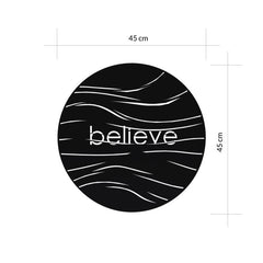Zidna dekoracija Believe