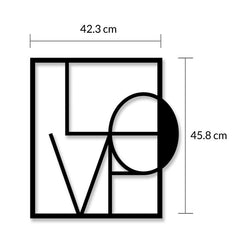 Zidna dekoracija Love