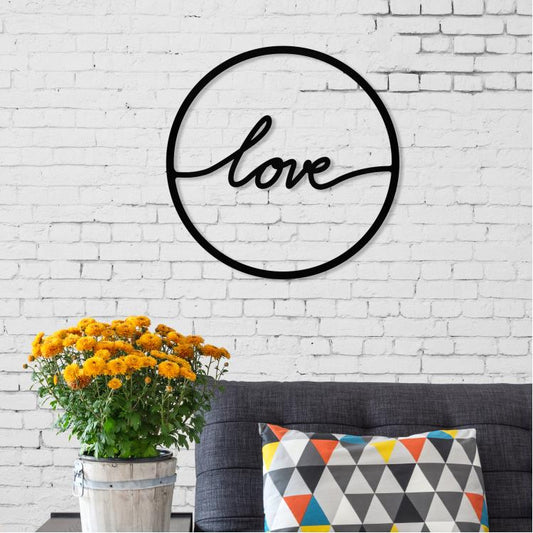 Zidna dekoracija To love