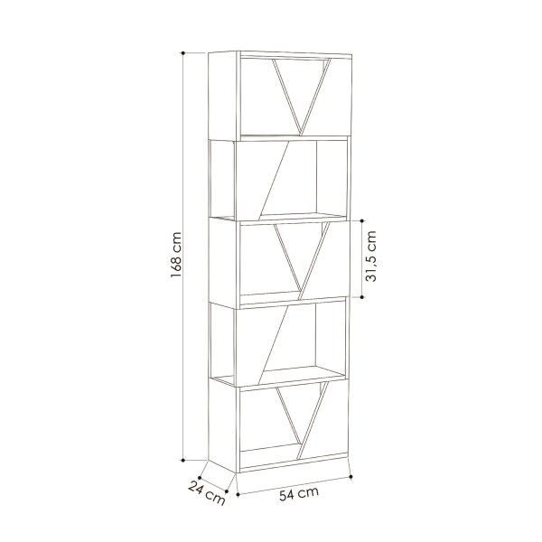 Polica Frame hrast