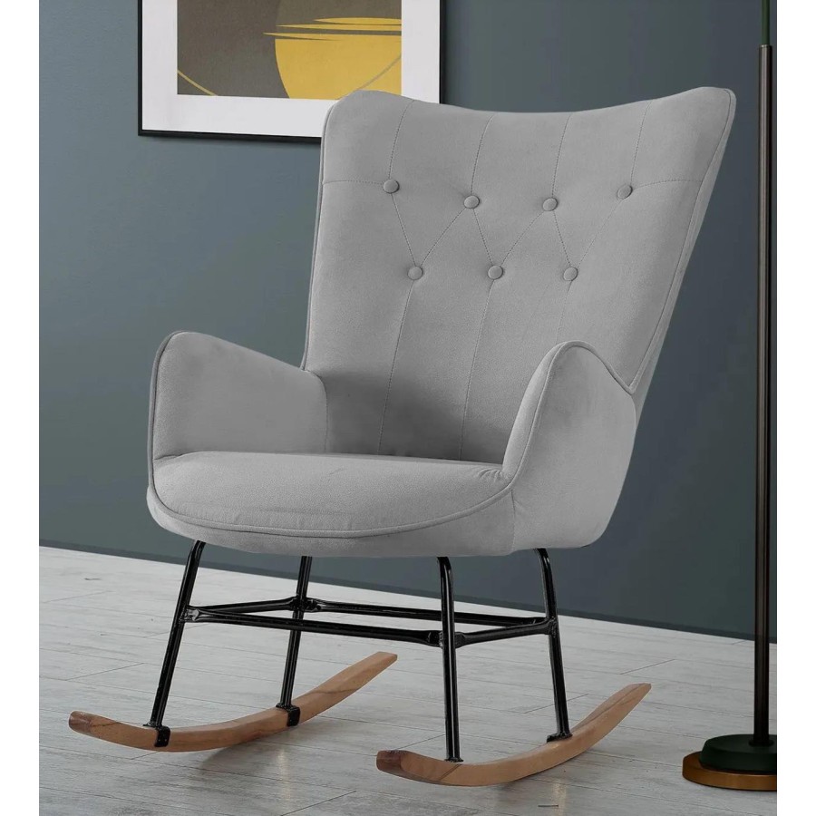 Stolica za ljuljanje Begonia siva