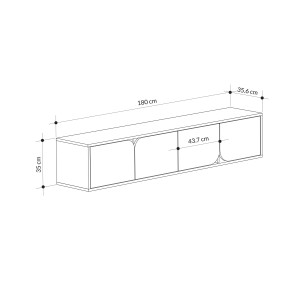 Komoda za TV Spark sonomo-bijela