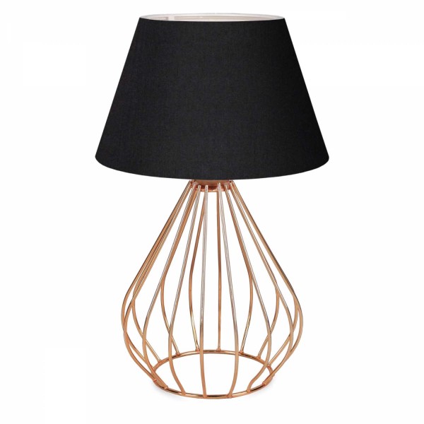 Stolna Lampa Aria Zlatna-Crna