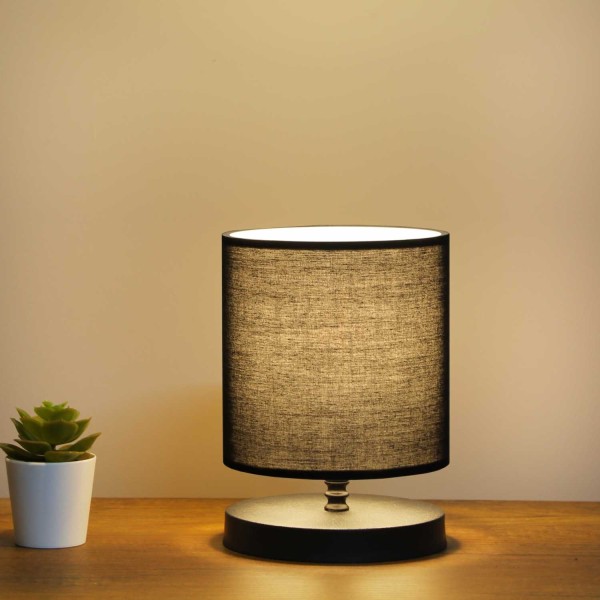 Stolna lampa Aura crna