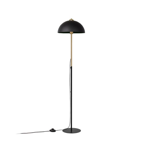 Podna lampa Elias crna