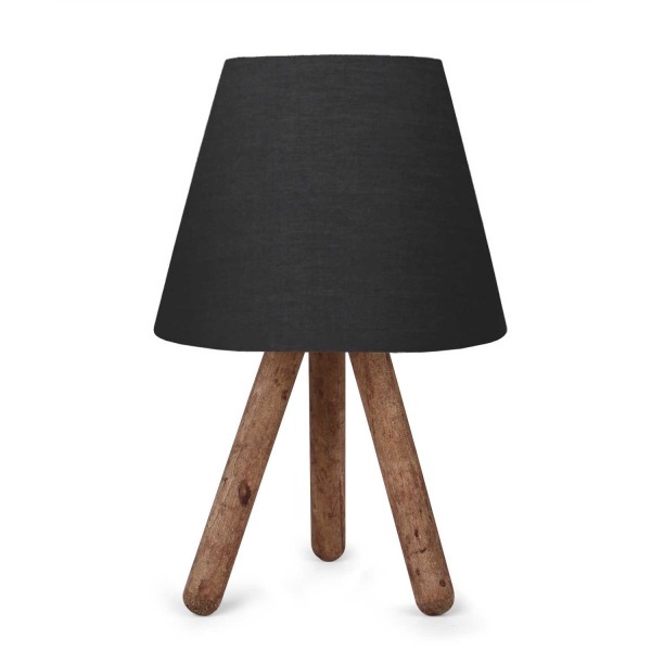 Stolna Lampa Flick Crna