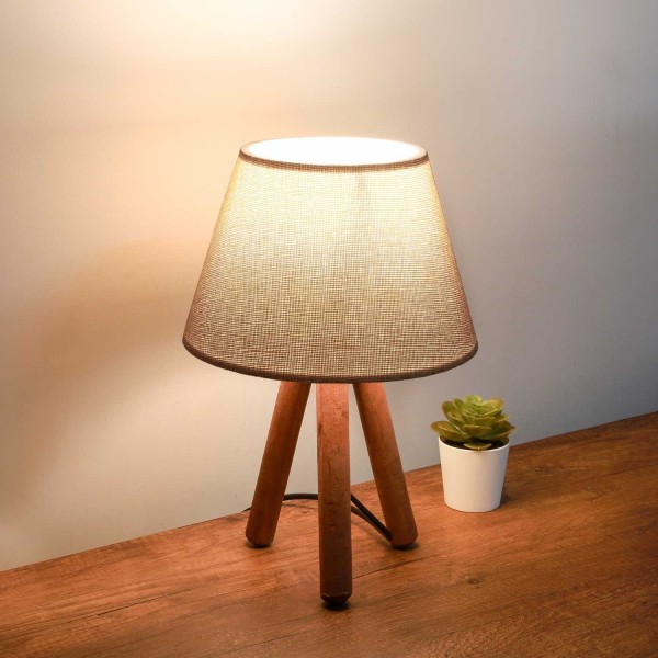 Stolna Lampa Flick Krem