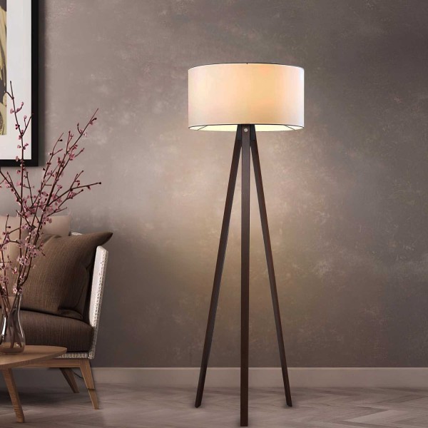 Podna lampa Glare bijela