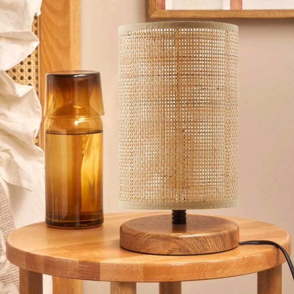 Stolna Lampa Glint Pletena Visoka