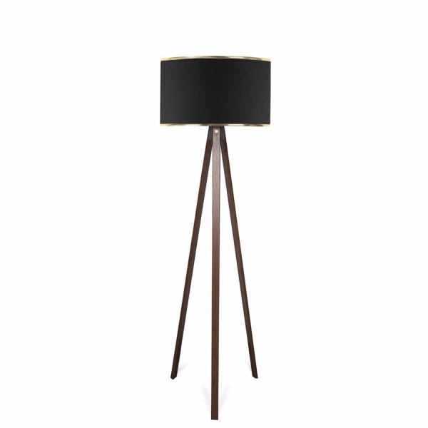 Podna lampa Luna crna