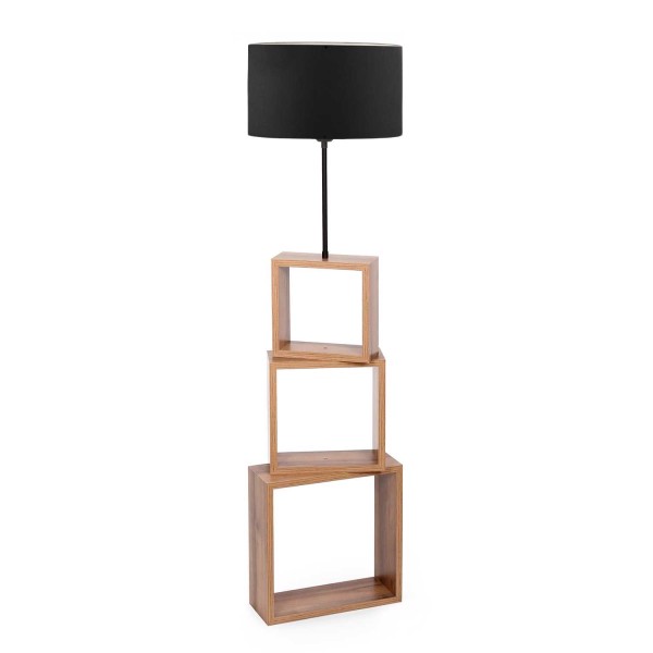 Podna Lampa Sage Crna