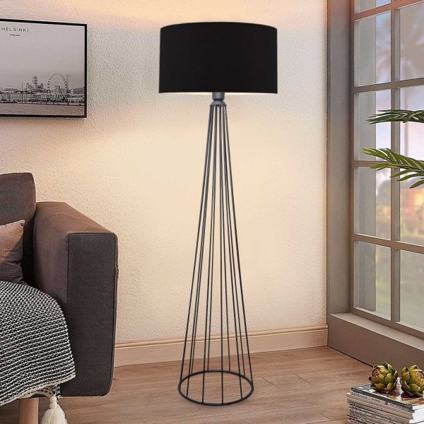 Podna Lampa Varia crna