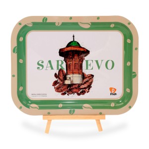 Metalna dekorativna tacna Sarajevo